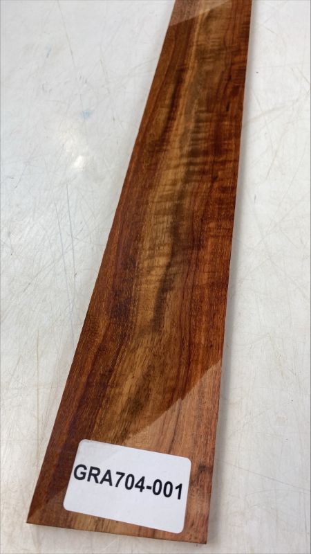 Fretboard Caribbean Rosewood 780x85x10mm, Unique Piece #001